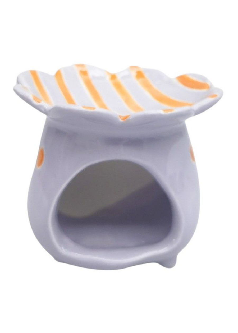 Halcyon Oil Burner - Mauve & Orange