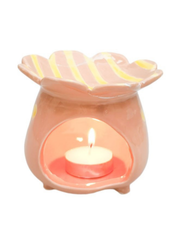 Halcyon Oil Burner - Peach & Yellow