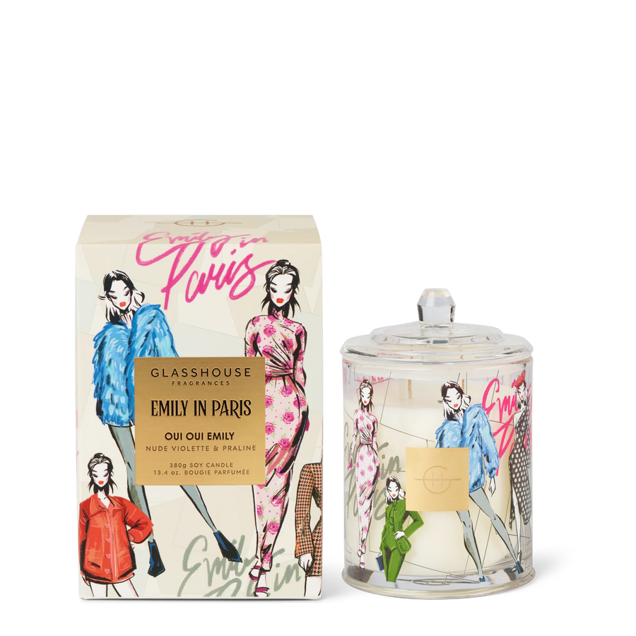 Oui Oui Emily In Paris Glasshouse Candle (Limited Edition)