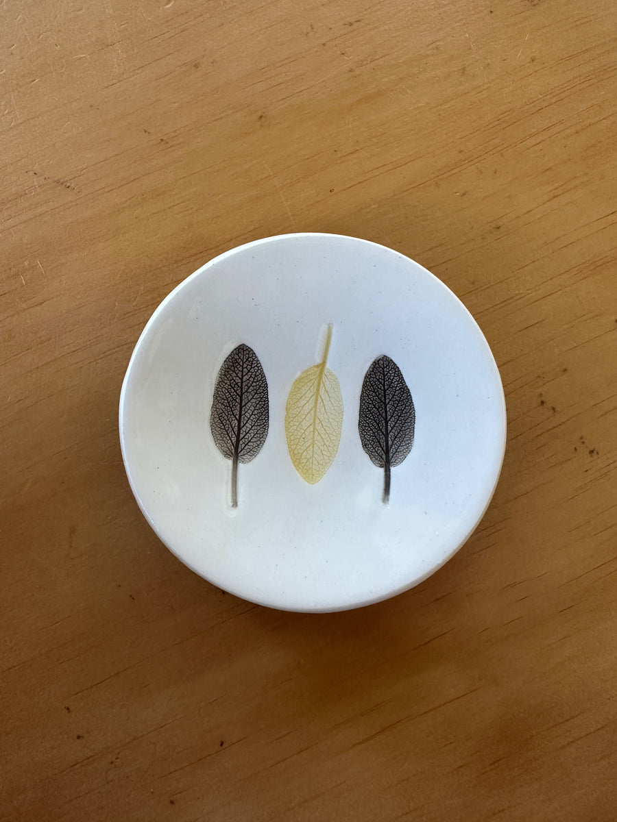 Ceramic Sage Dish (Triple)
