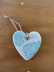 Ceramic Large Hearts, Pelargonium