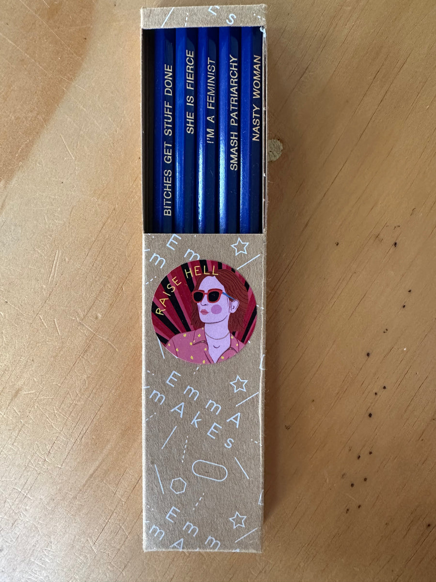 Raise Hell, Fierce Feminist | Pencil Set