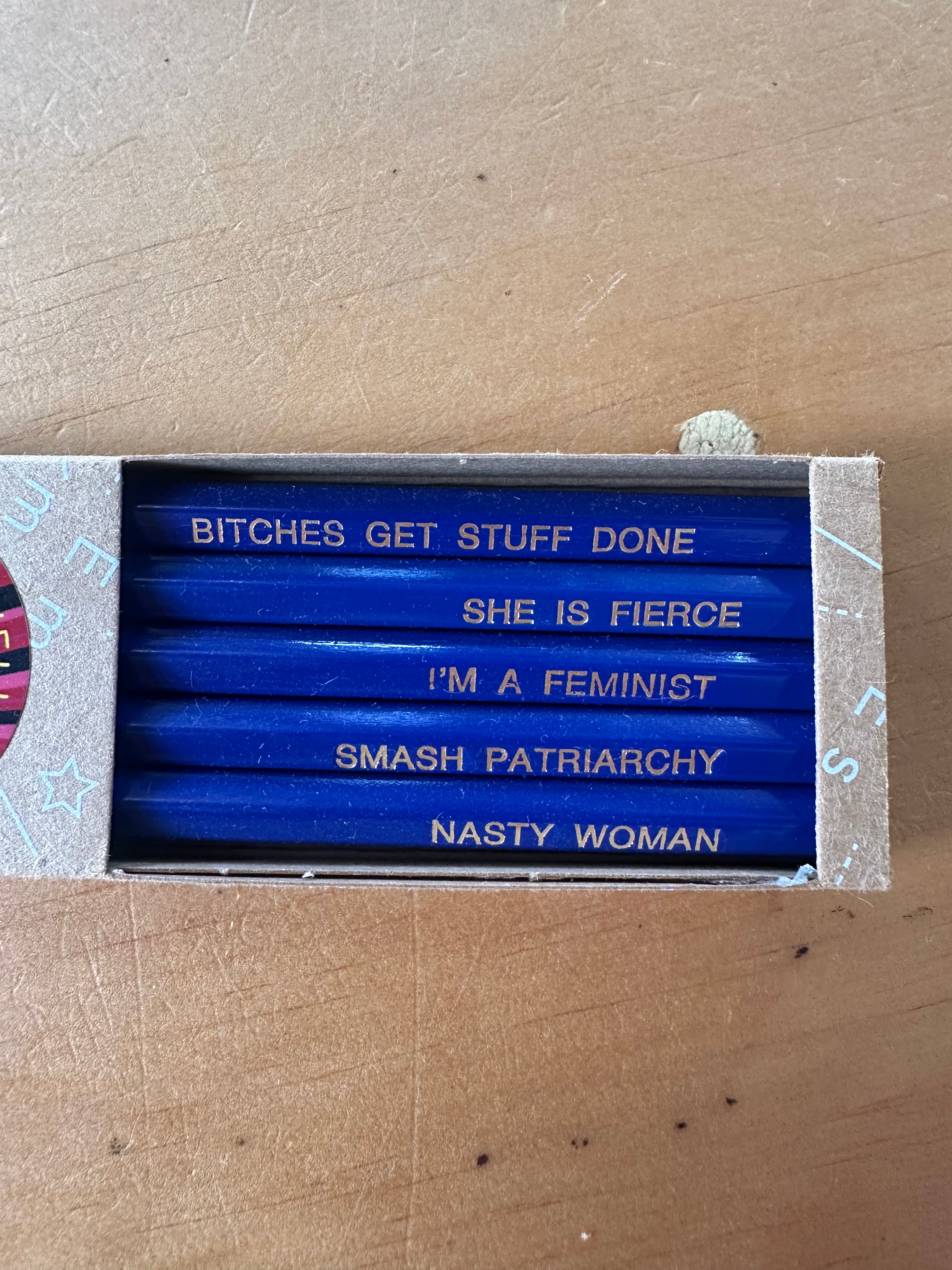 Raise Hell, Fierce Feminist | Pencil Set