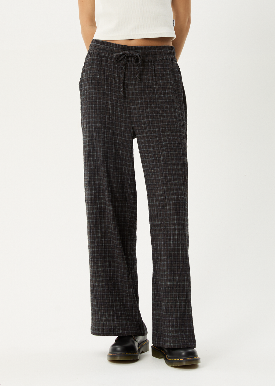 Dusk Seersucker Check Pants