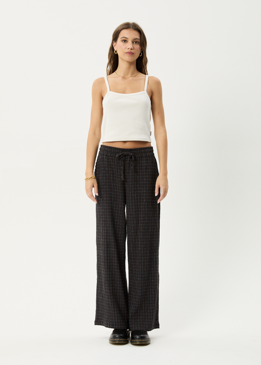 Dusk Seersucker Check Pants