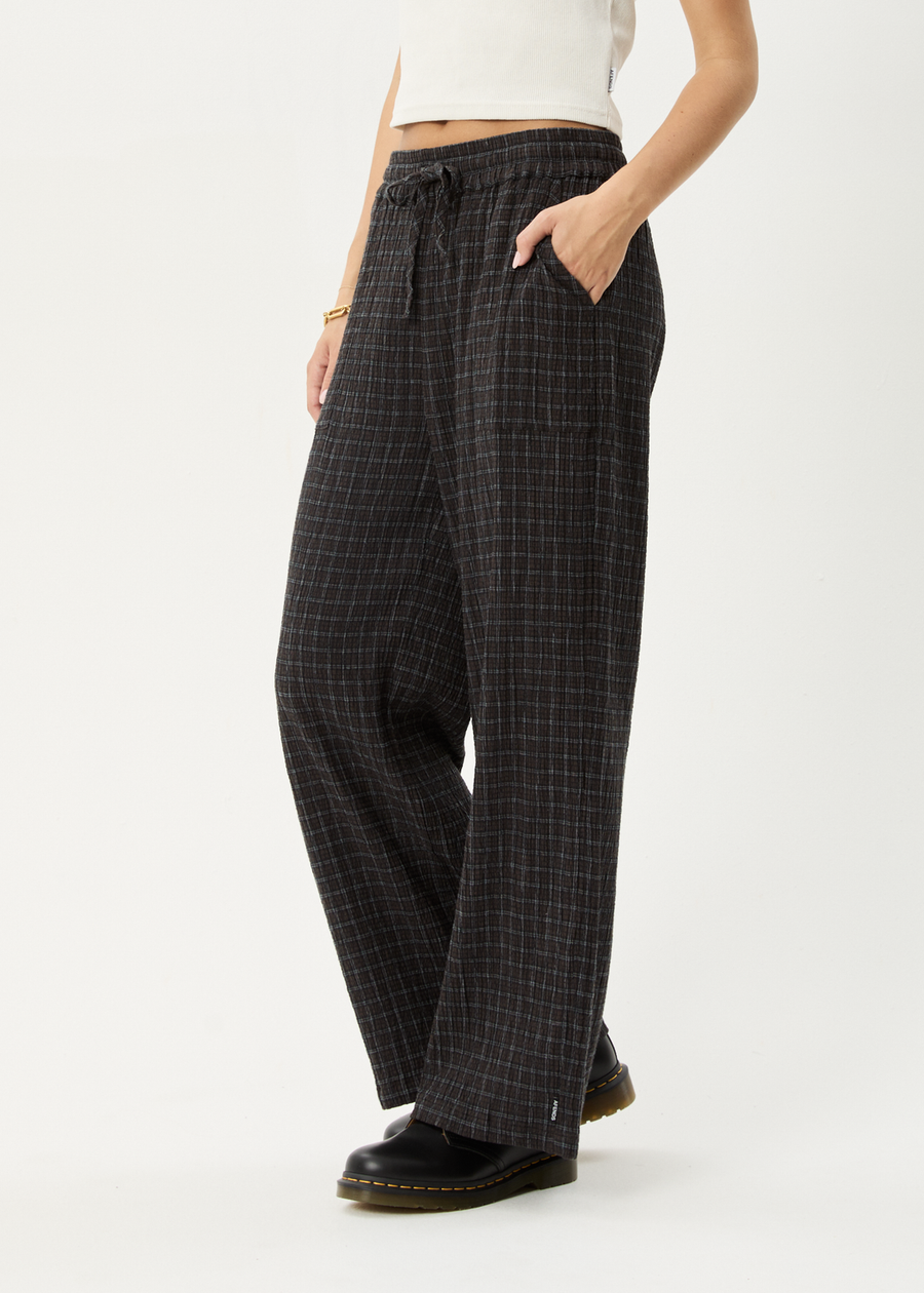 Dusk Seersucker Check Pants