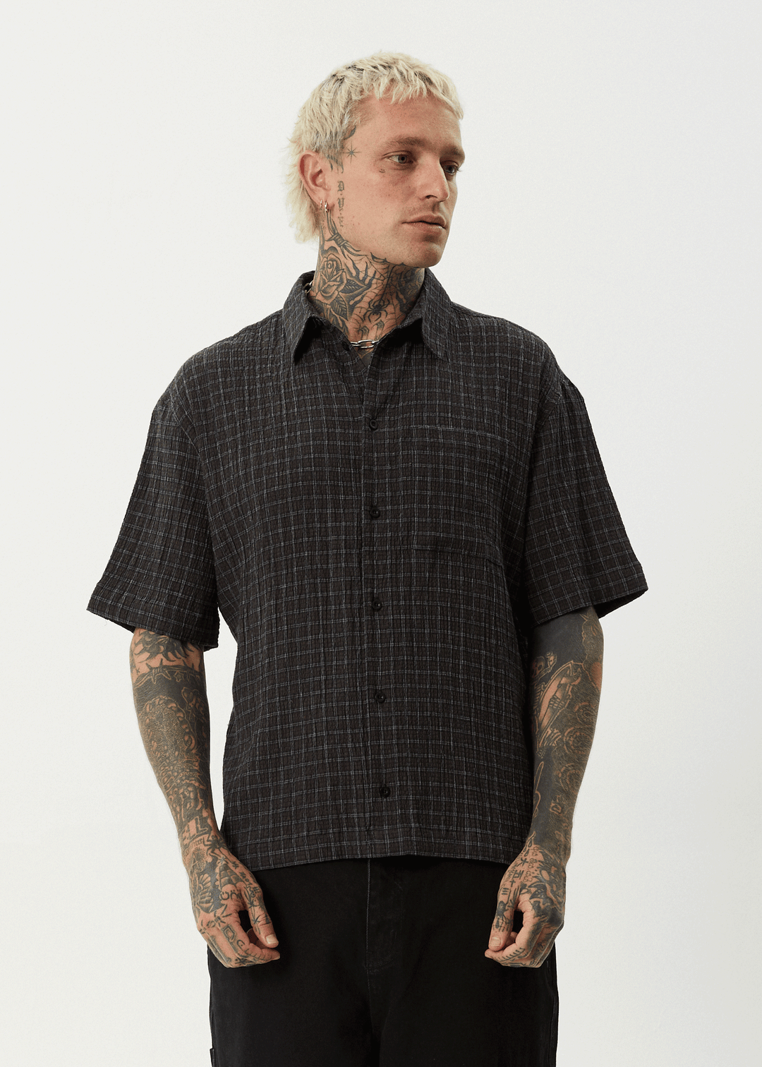 Dusk Seersucker Check Shirt