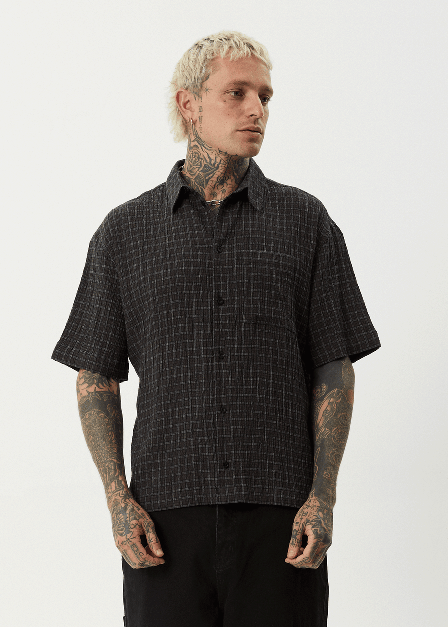 Dusk Seersucker Check Shirt