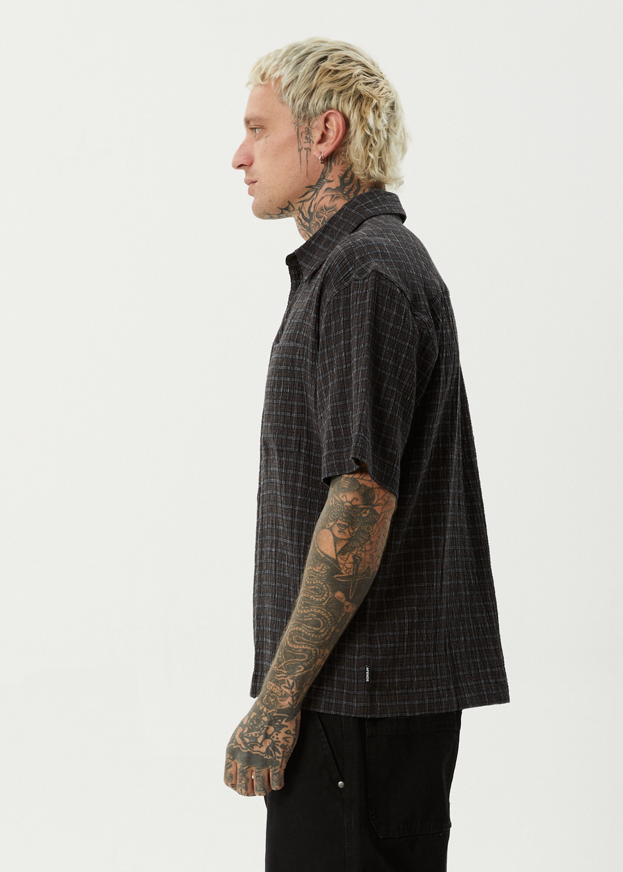 Dusk Seersucker Check Shirt