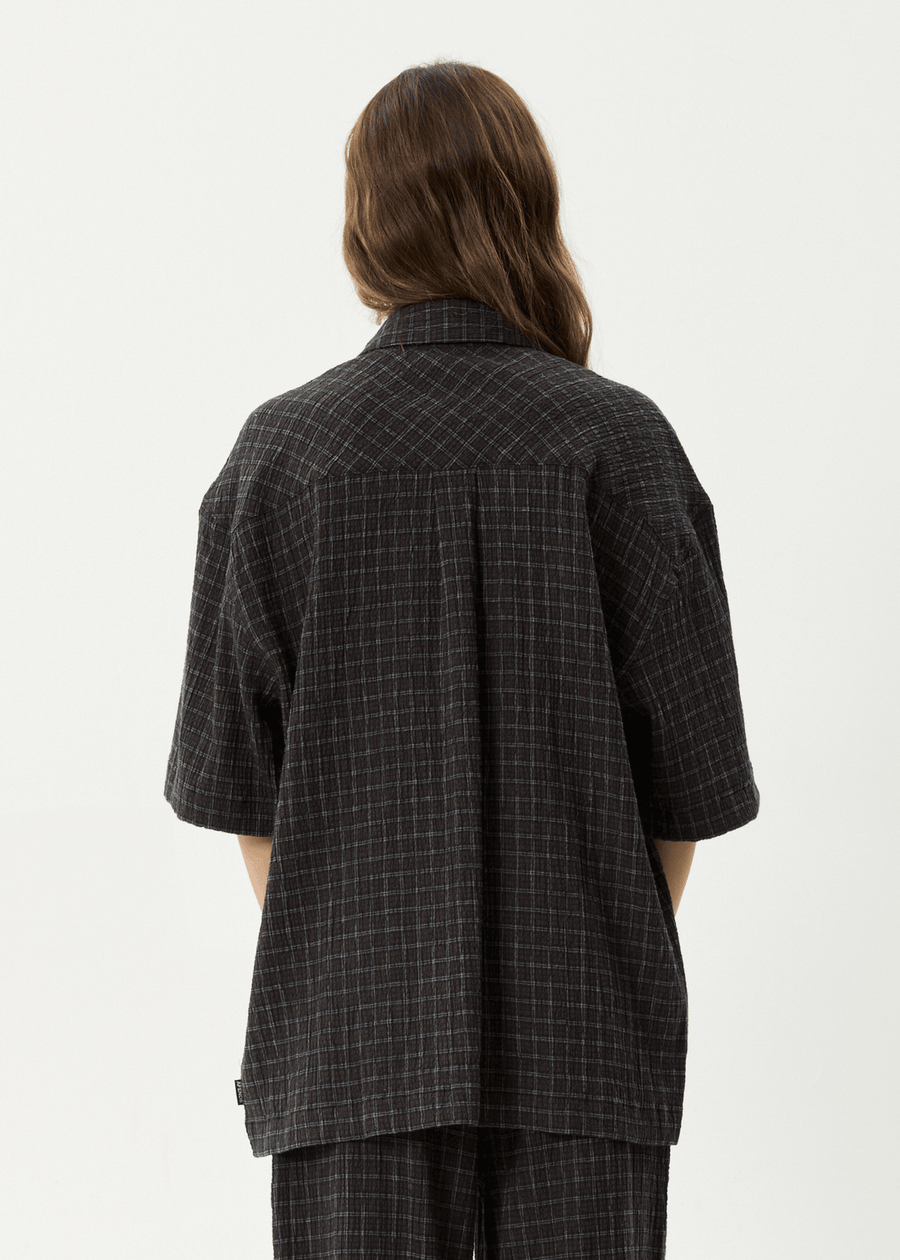 Dusk Seersucker Check Shirt