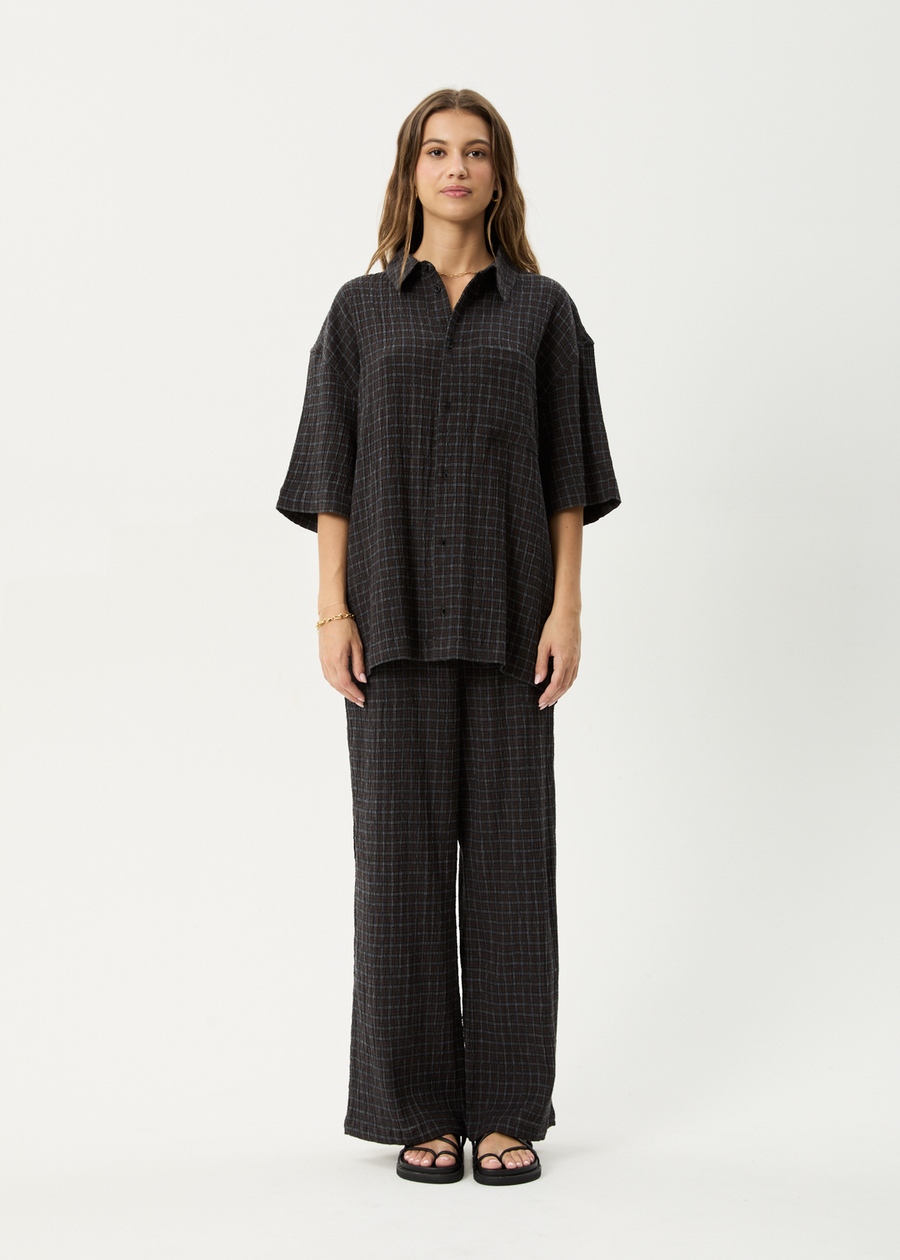 Dusk Seersucker Check Shirt