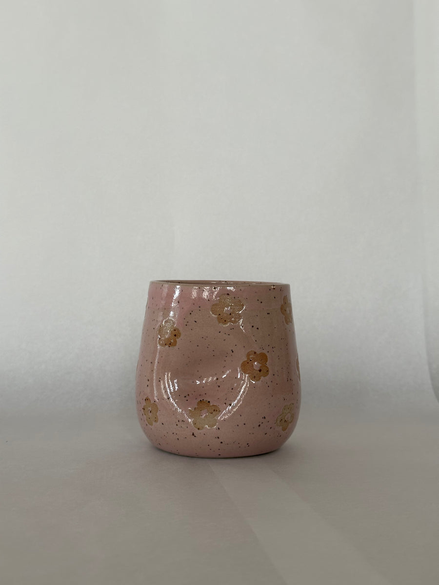 Tumbler - Pink Flowers