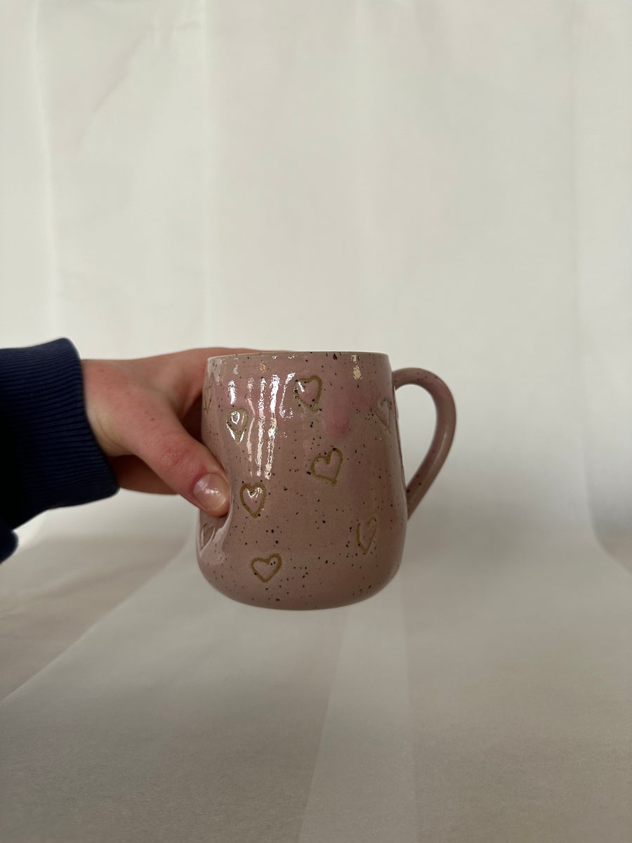 Pink Heart Mug