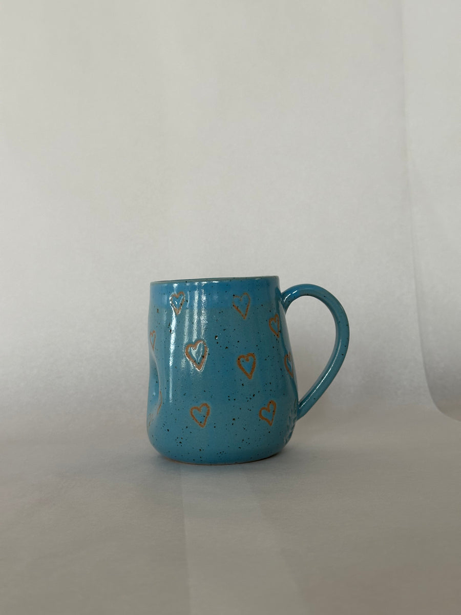 Blue Heart Mug