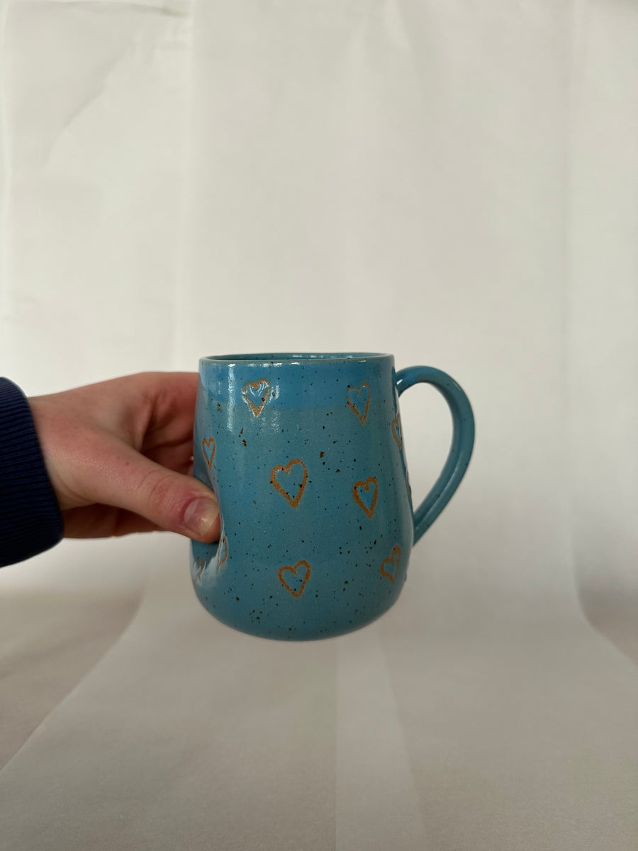 Blue Heart Mug