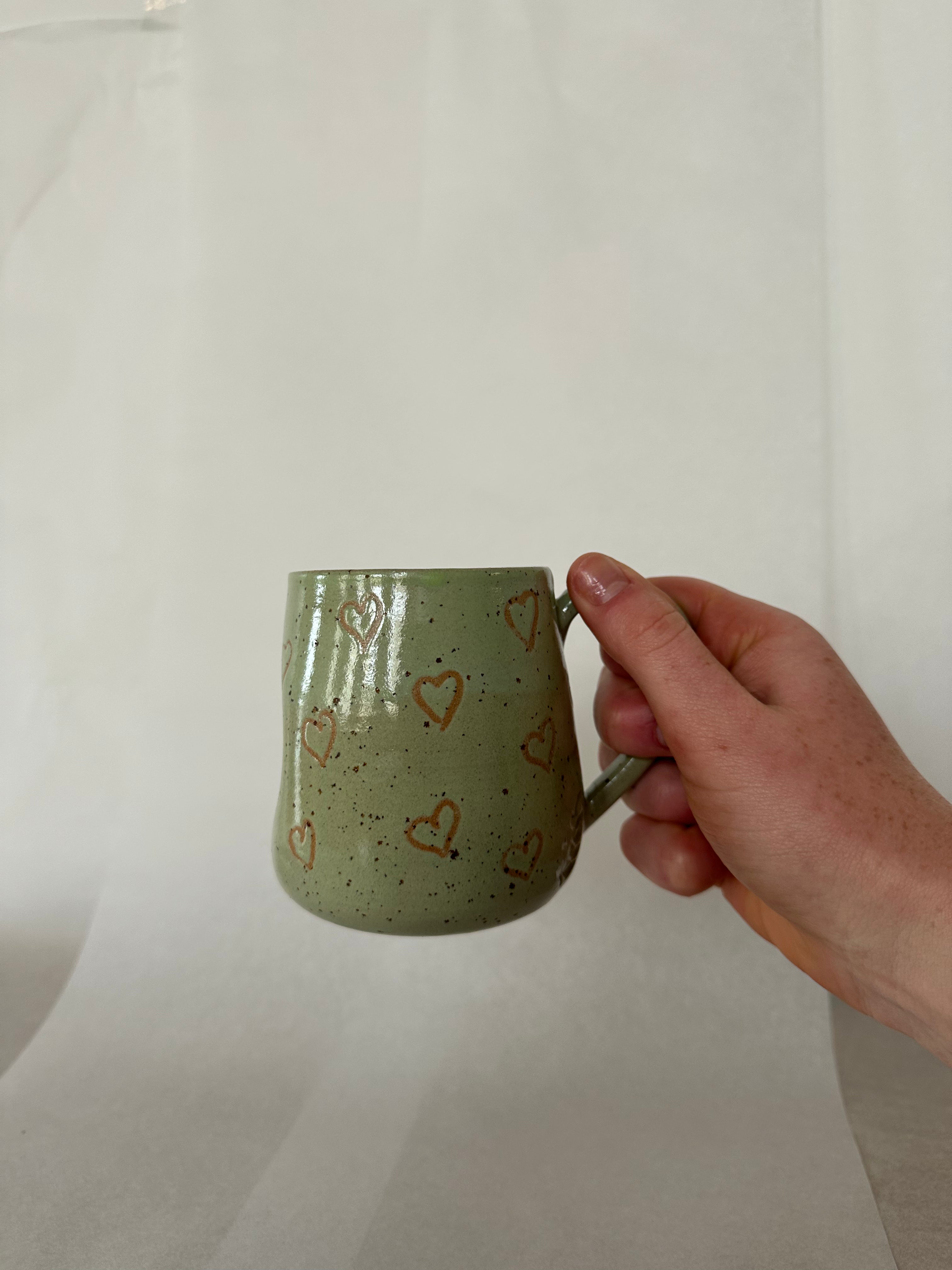 Green Heart Mug