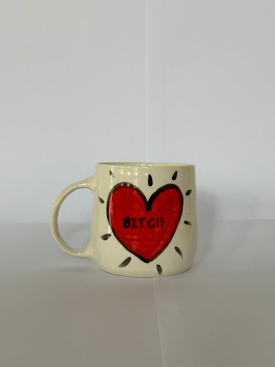 B#tch Heart Mug