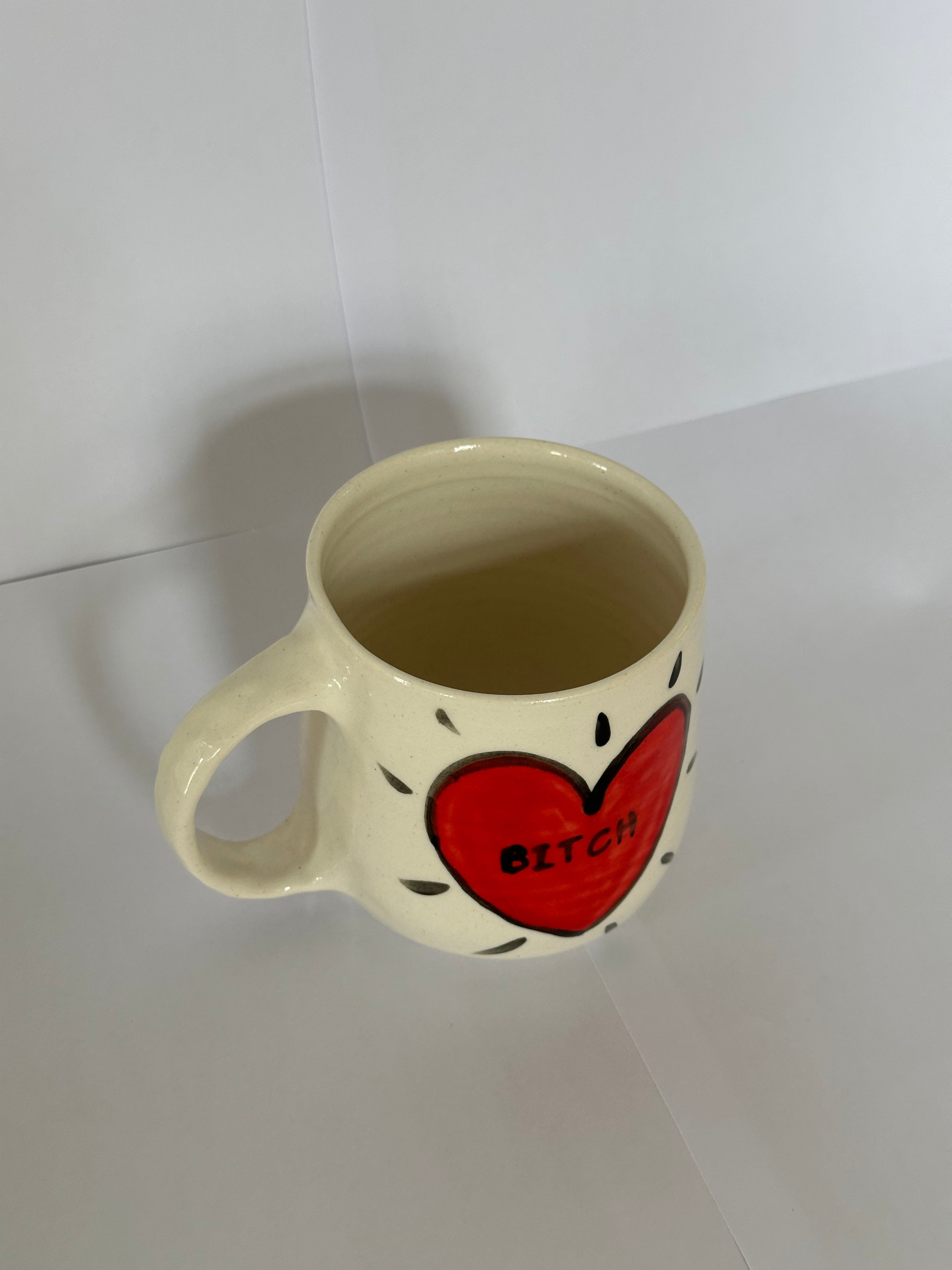 B#tch Heart Mug