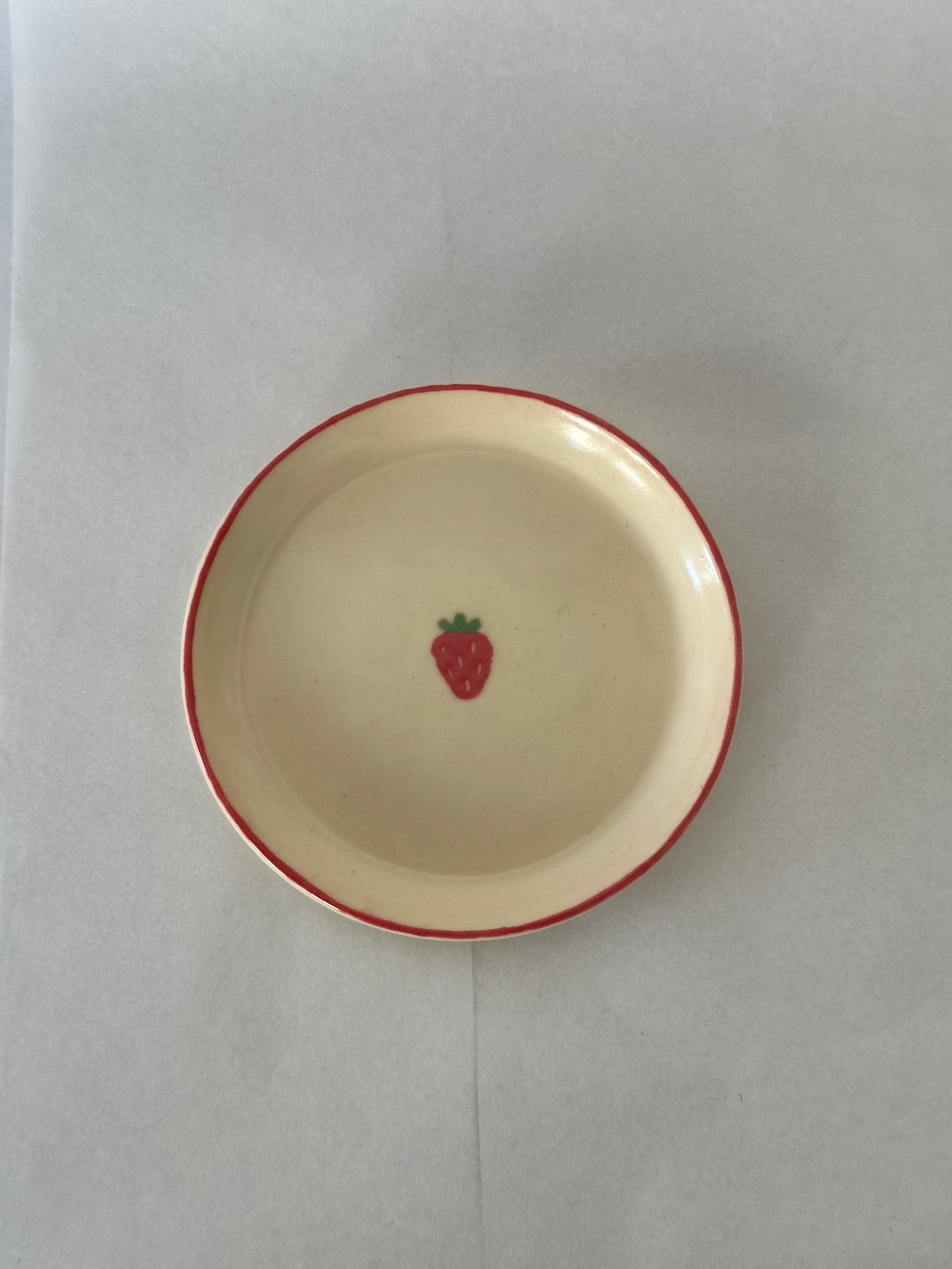 Strawberry Trinket Dish