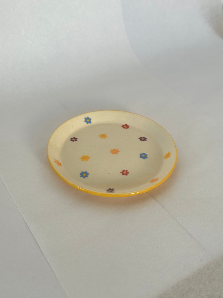 Colourful Flower Trinket Dish