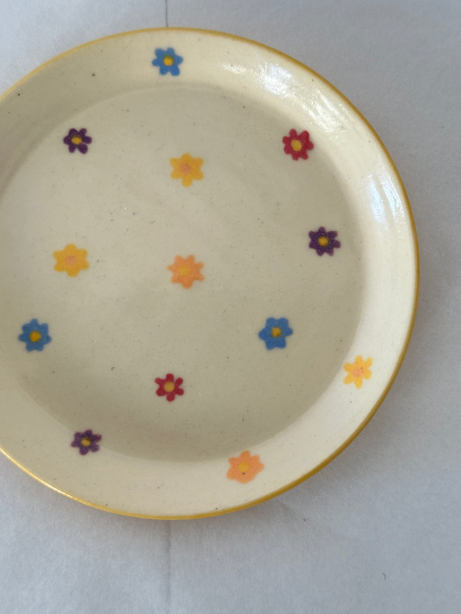 Colourful Flower Trinket Dish