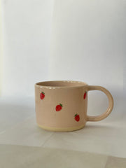 Pink Strawberry Mug