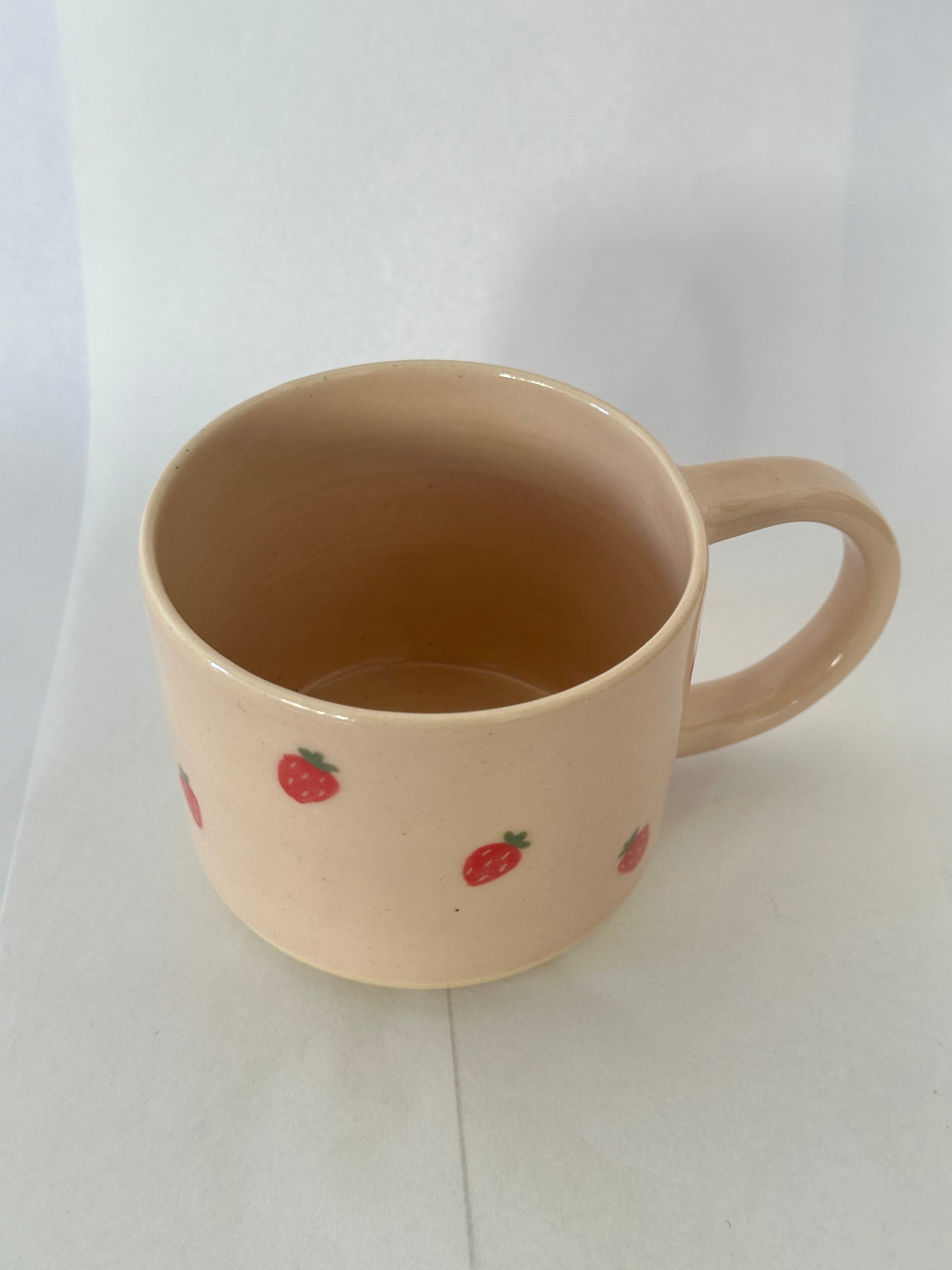 Pink Strawberry Mug