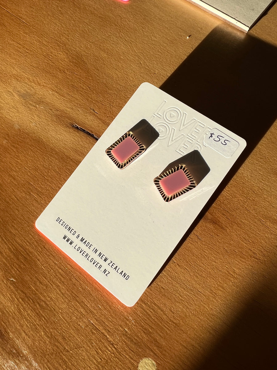 Chrissy Stud - Dusky Pink