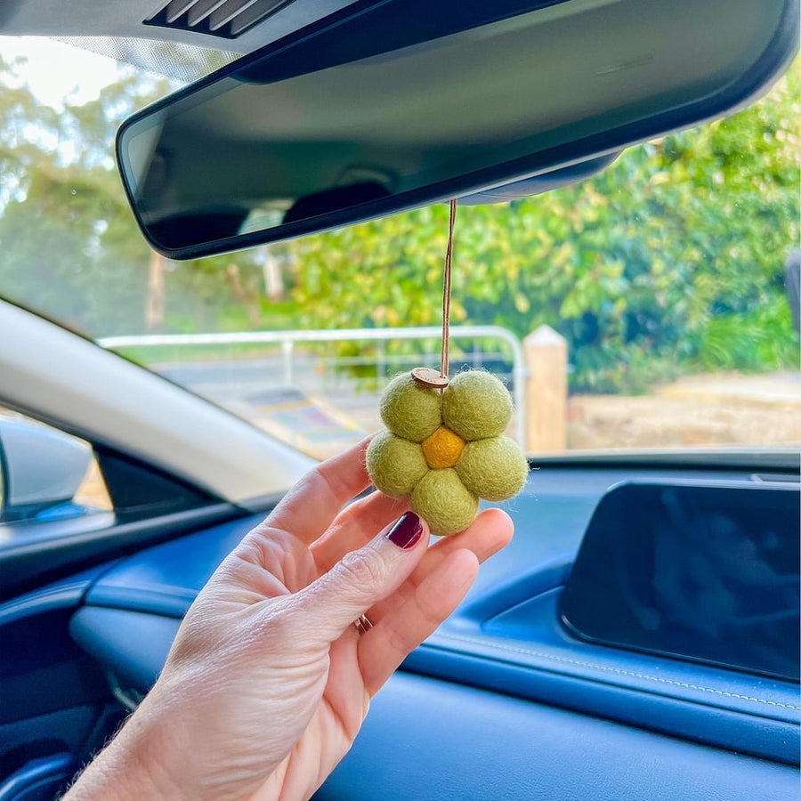 Felt Flower Scent Fresheners, Australian Countryside