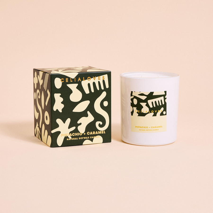 Pistachio & Caramel Candle