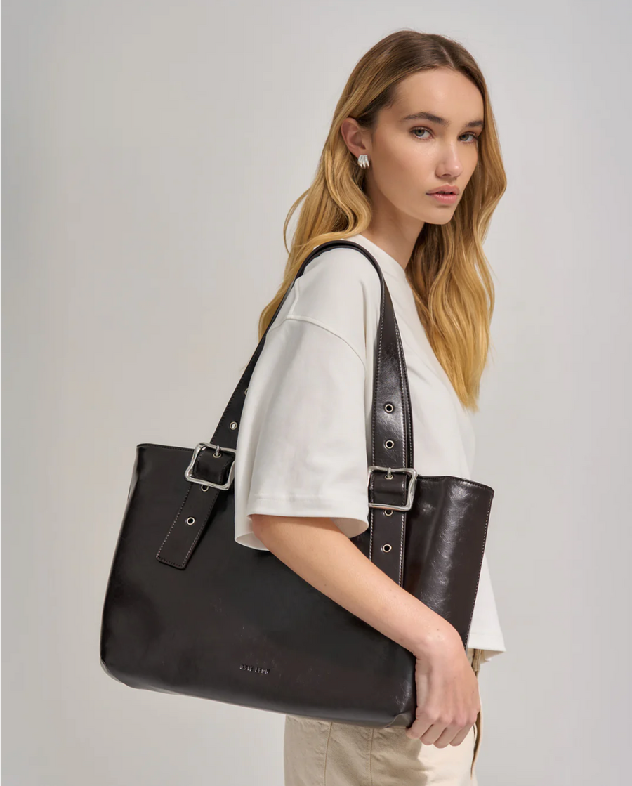 Everyday East-West Weekender Bag, Burnt Coffee