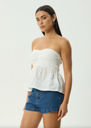 Kindred Strapless Top - White
