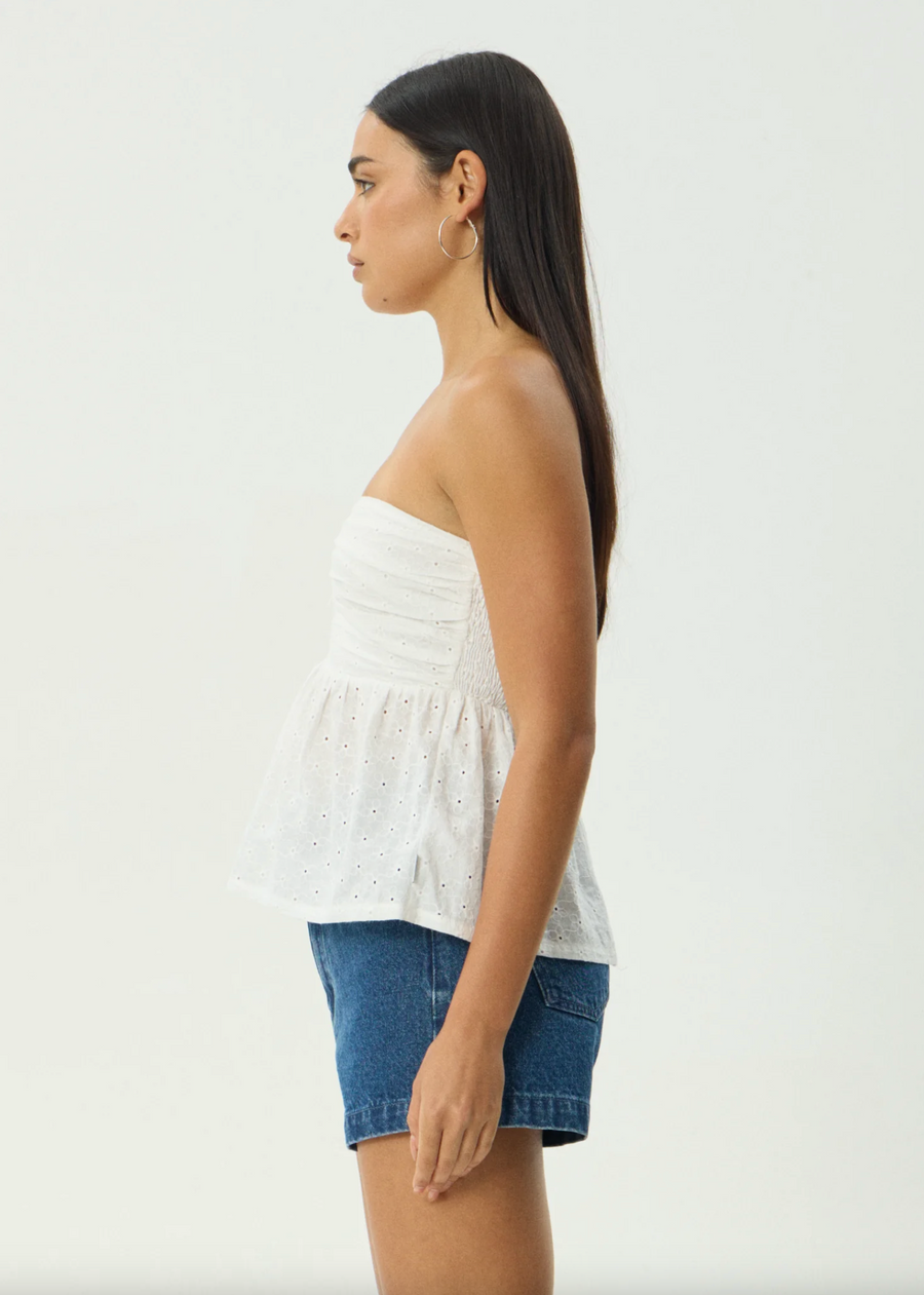 Kindred Strapless Top - White