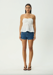 Kindred Strapless Top - White