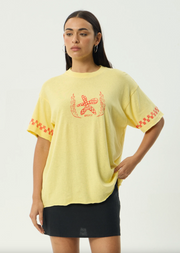 Calda Oversized Tee - Lemon