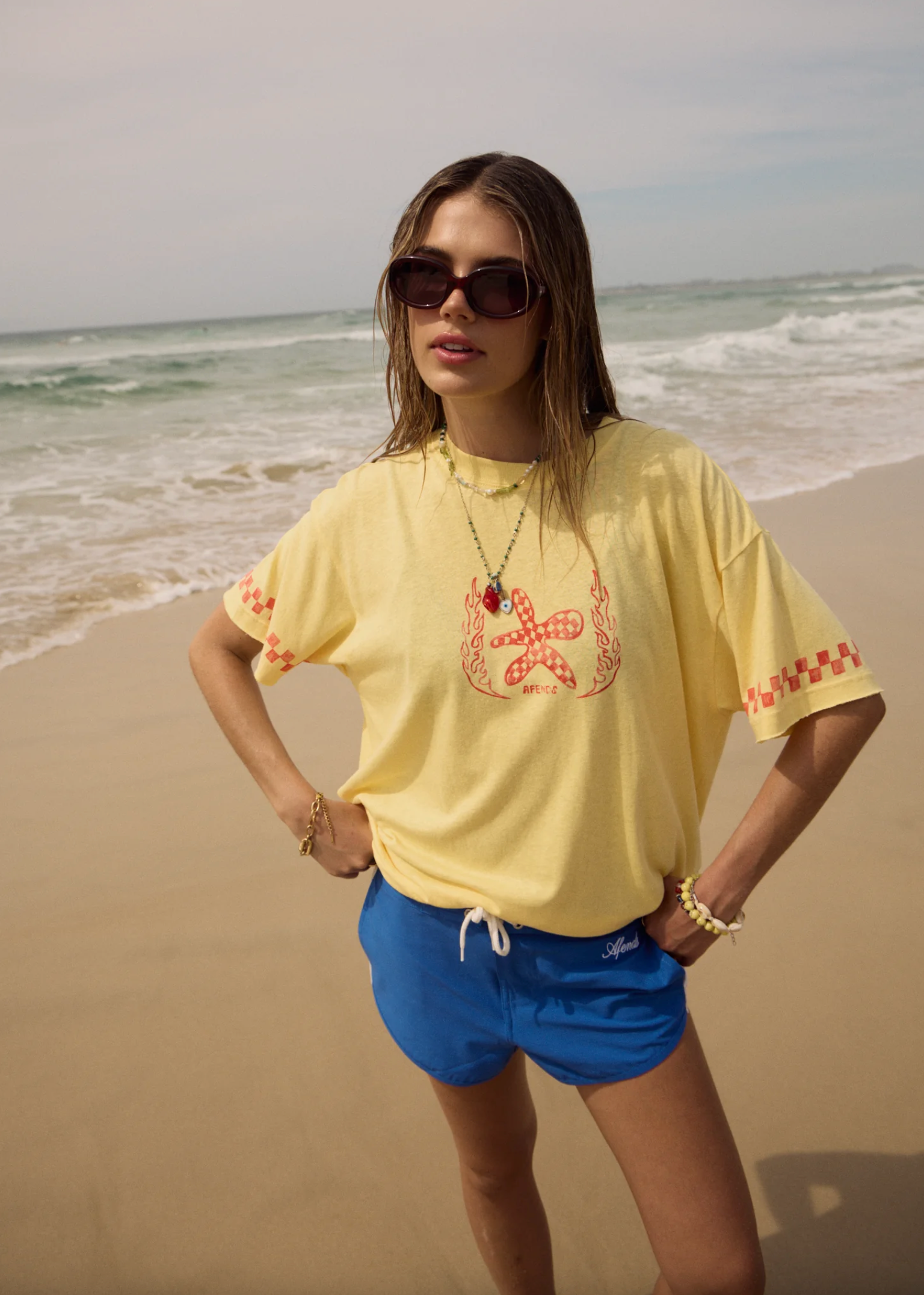 Calda Oversized Tee - Lemon