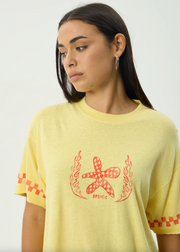Calda Oversized Tee - Lemon