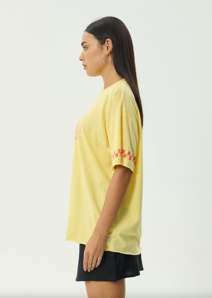 Calda Oversized Tee - Lemon