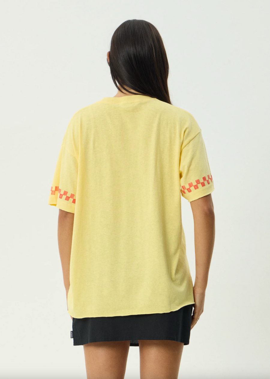 Calda Oversized Tee - Lemon