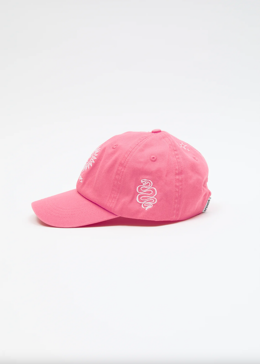 High Panelled Cap - Pink