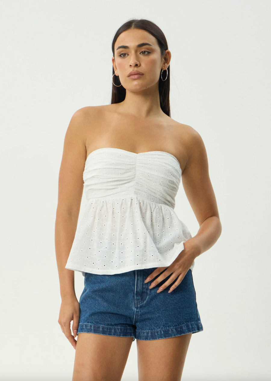 Kindred Strapless Top - White