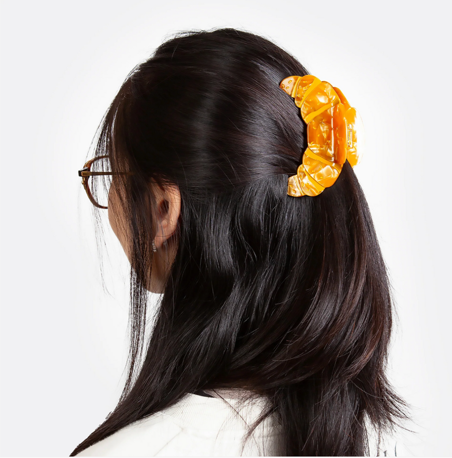 Croissant Hair Claw Clip