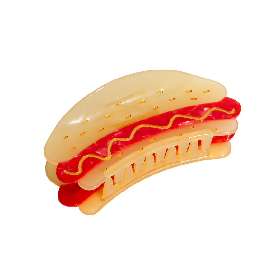Hotdog Hair Claw Clip