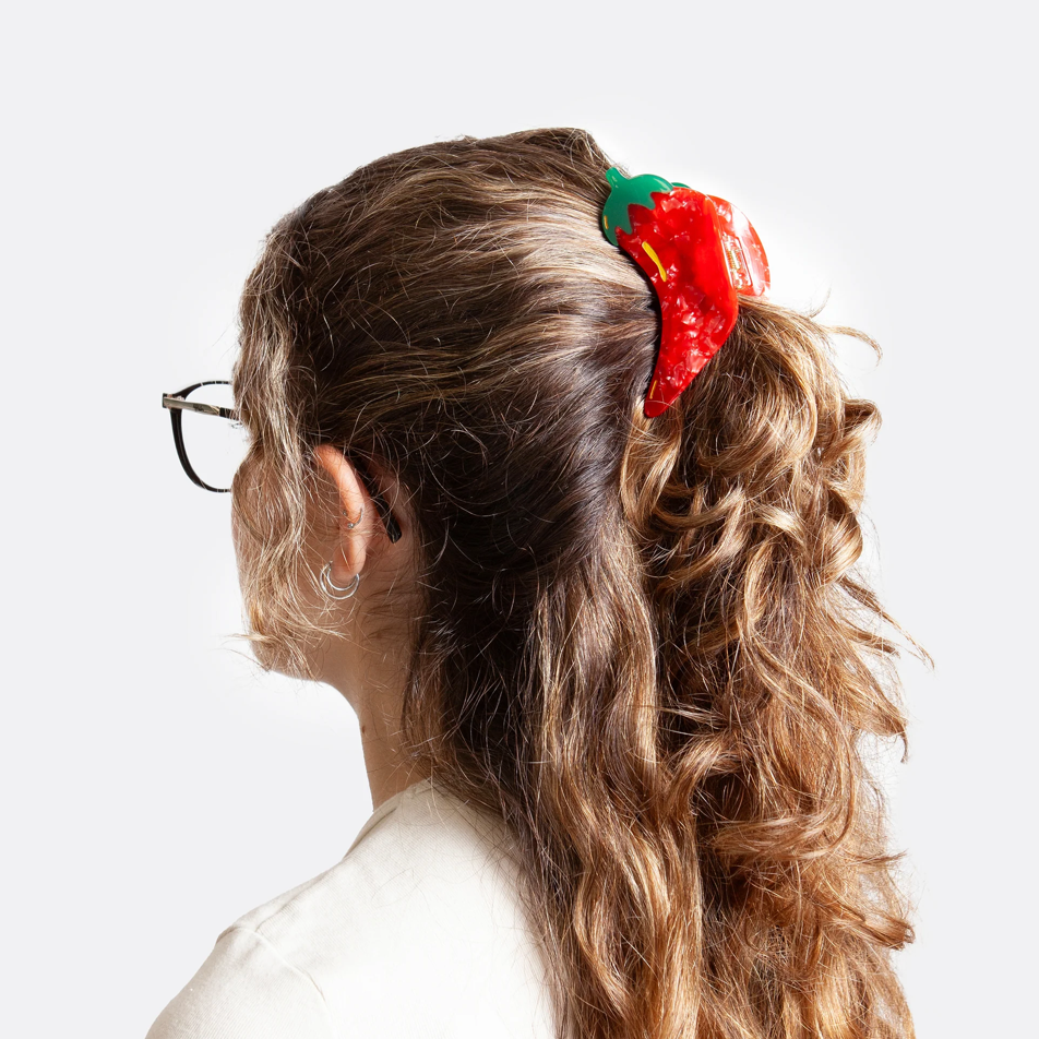 Chili Hair Claw Clip
