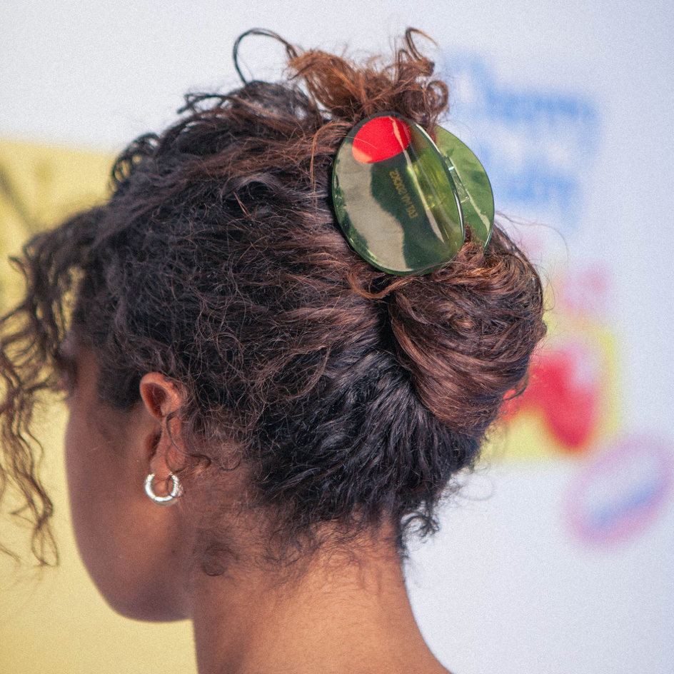 Olive Hair Claw Clip