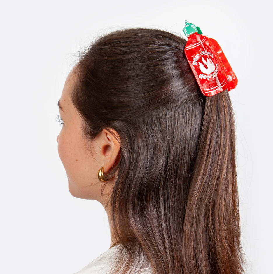 Sriracha Hair Claw Clip