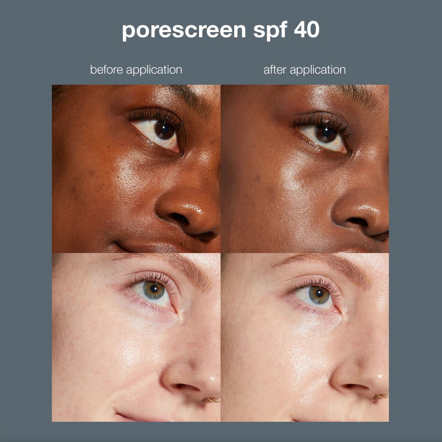 Porescreen Mineral Sunscreen, spf40