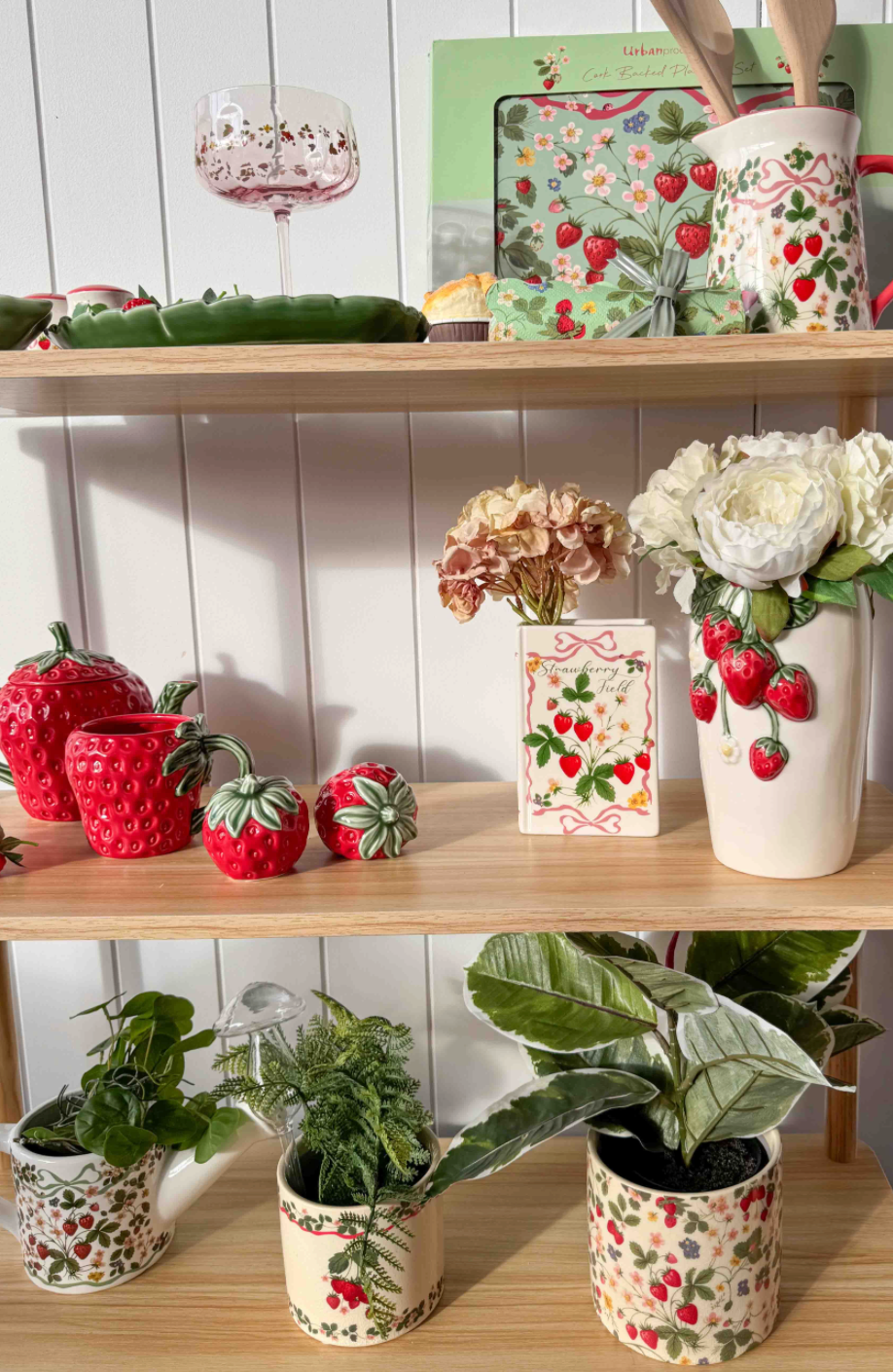 Strawberry Salt & Pepper Shaker Set