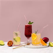 Reusable Glass Drinking Straws - Multi-colour