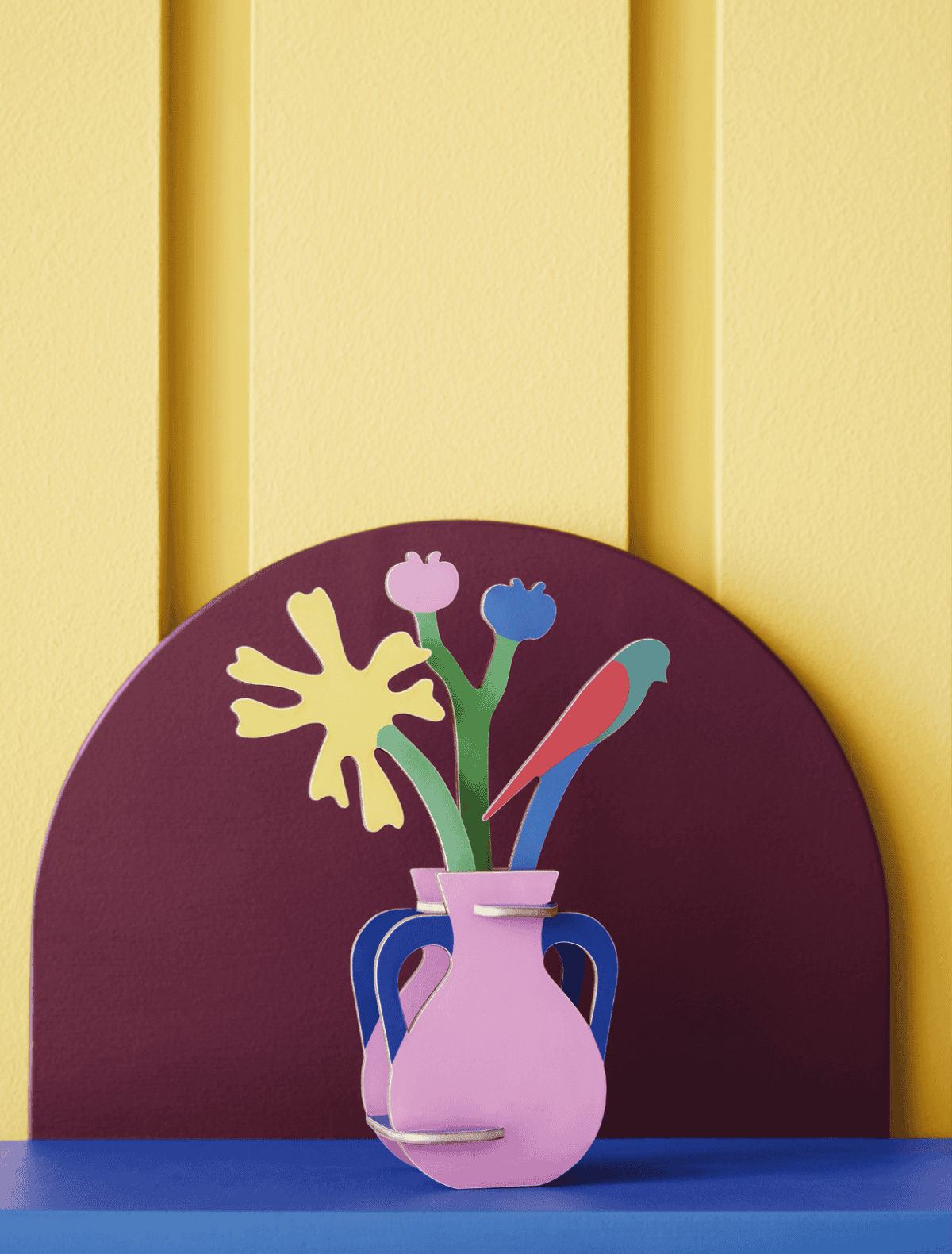 Pop Out Card, Matisse Paper Bloom